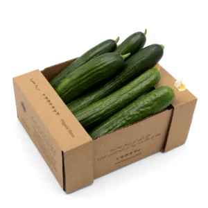 Fresh organic Qatari cucumbers, 500g, harvested at Heenat Salma. Perfect for salads, sandwiches, and healthy snacks. Order now for farm-fresh flavor.