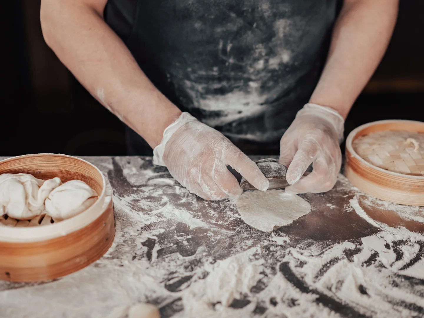 Dumpling making