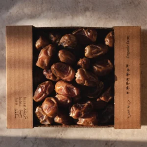 Savor fresh organic Shishi dates – a sweet, nutritious snack grown sustainably at Heenat Salma. Ideal for snacking, baking, and more