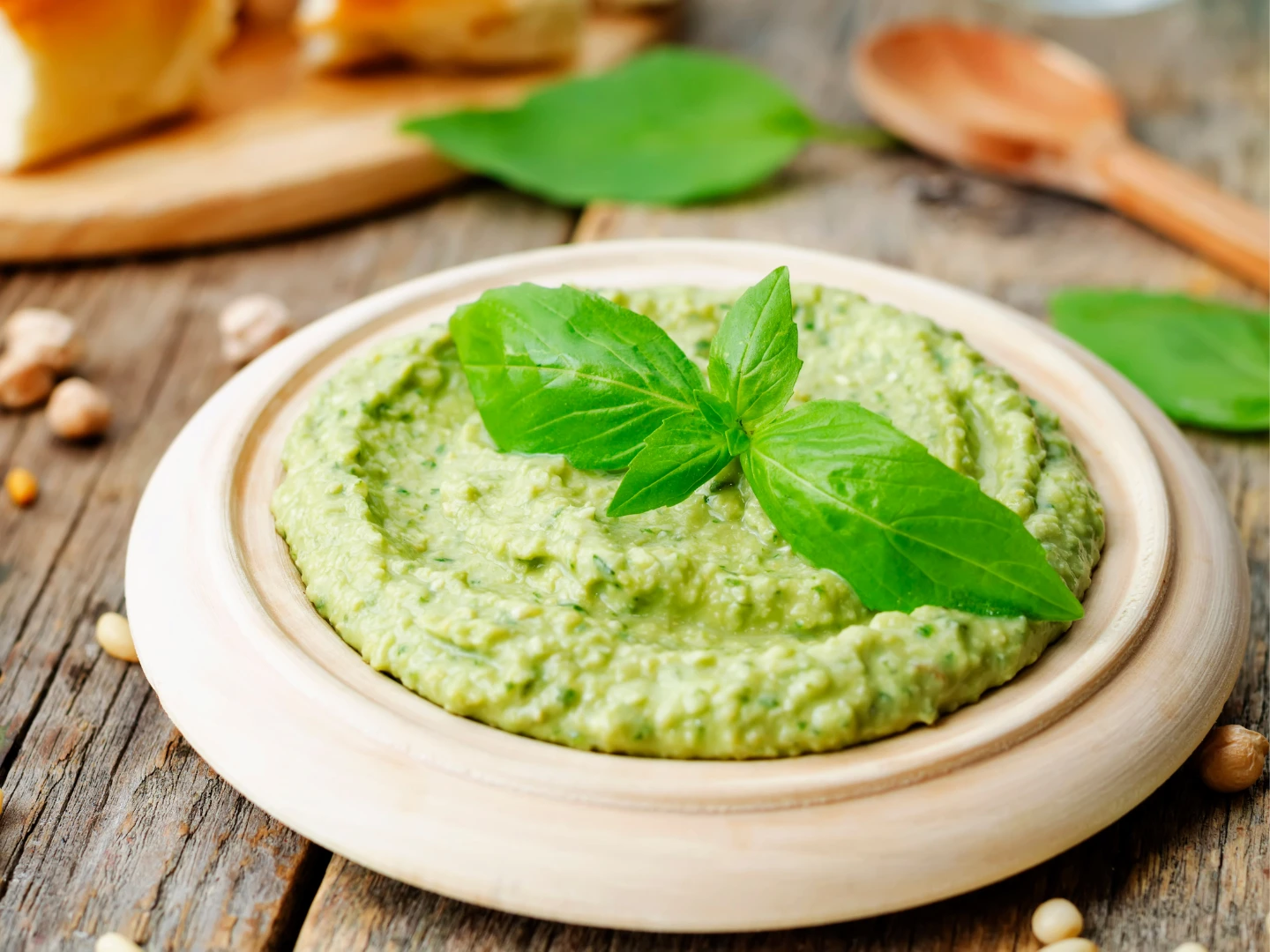 Basil Hummus