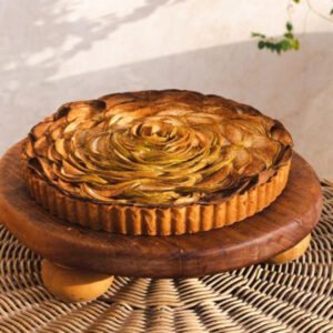 Artisanal Rose Apple Pie