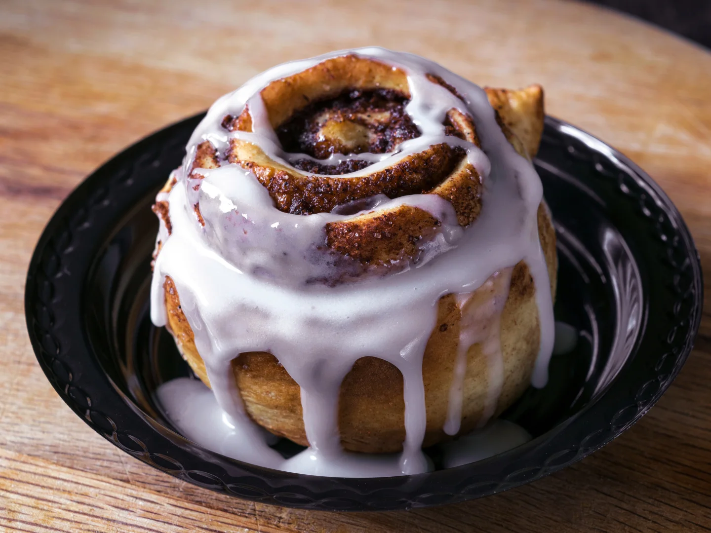 cinnamon roll making