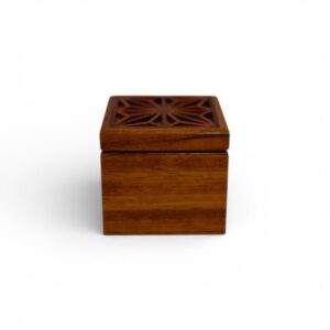 Geometric Lid Square Storage Box
