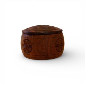 Round Carved Box