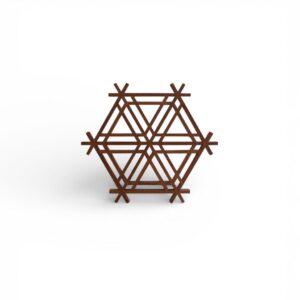 Kumiko Hexagon Coasters (Set of 2)