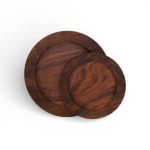 Carved Plates (Set of 2)