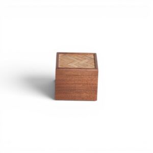 Storage Box with Woven Lid