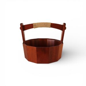 Coppered Basket with Handle