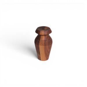 Carved Wooden Vase