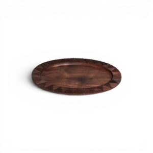 Oval Carved Plate