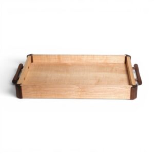 Wooden Tray with Handles