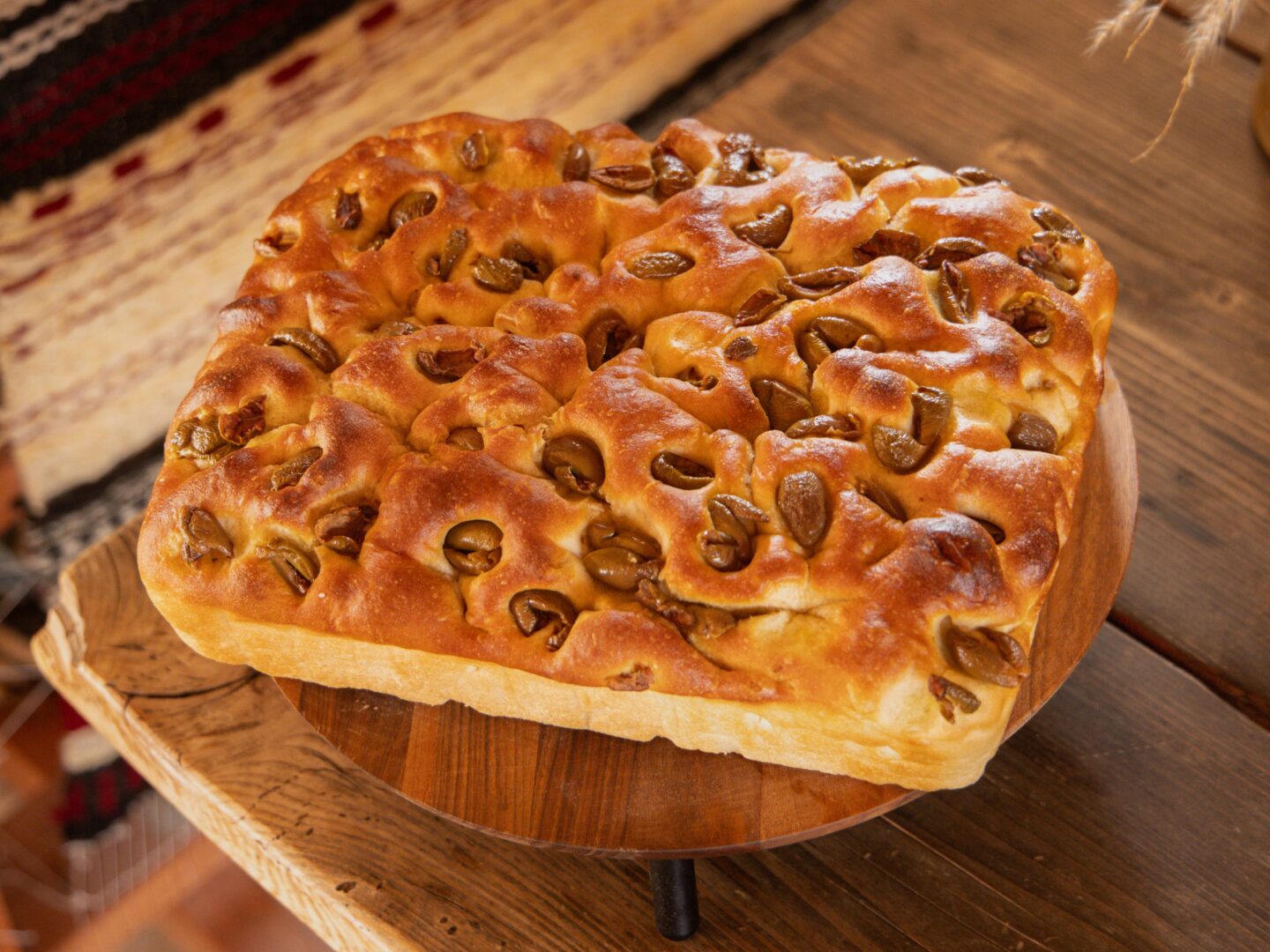 Olive Focaccia Bread