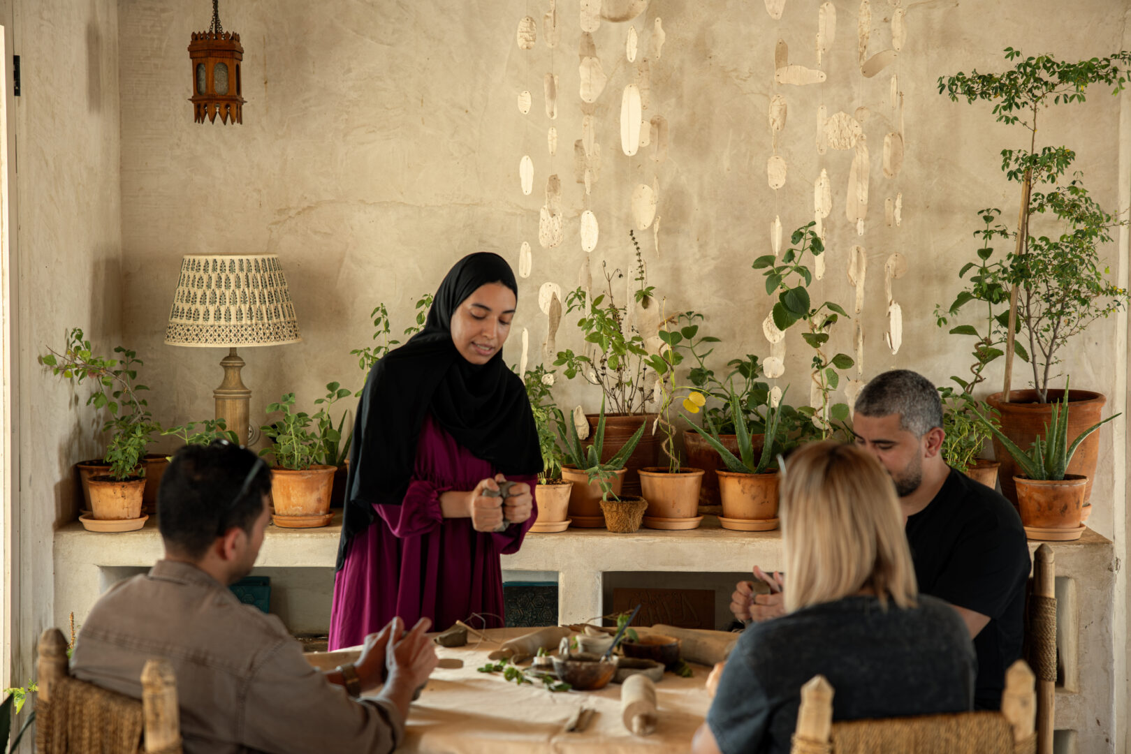 Hands-on learning session at the farm