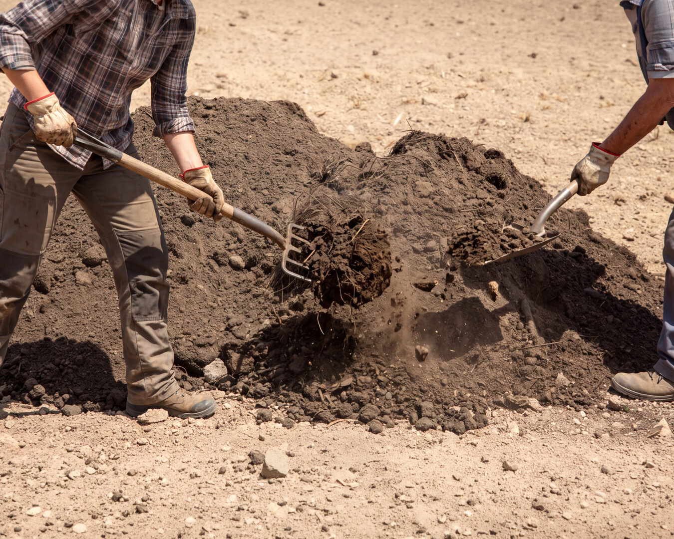 Composting and material recovery at the farm